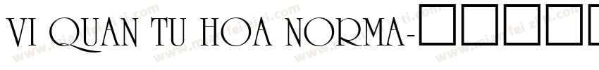 VI Quan Tu Hoa Norma字体转换